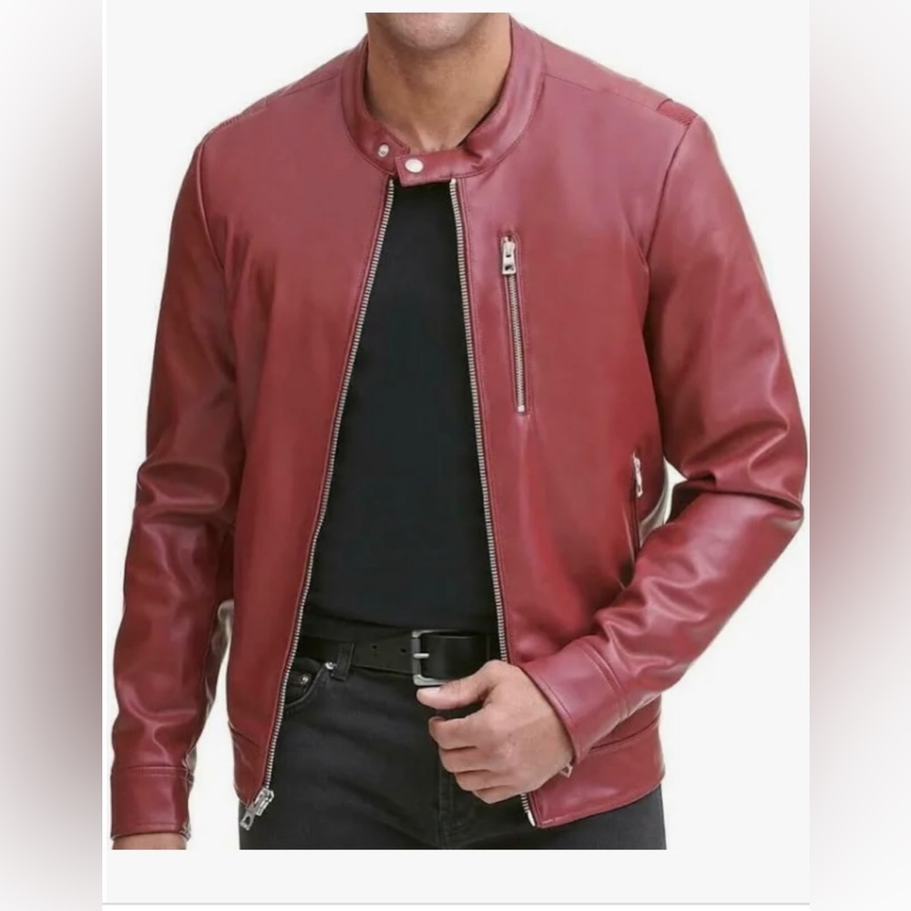 Men’s Leather Biker Jacket